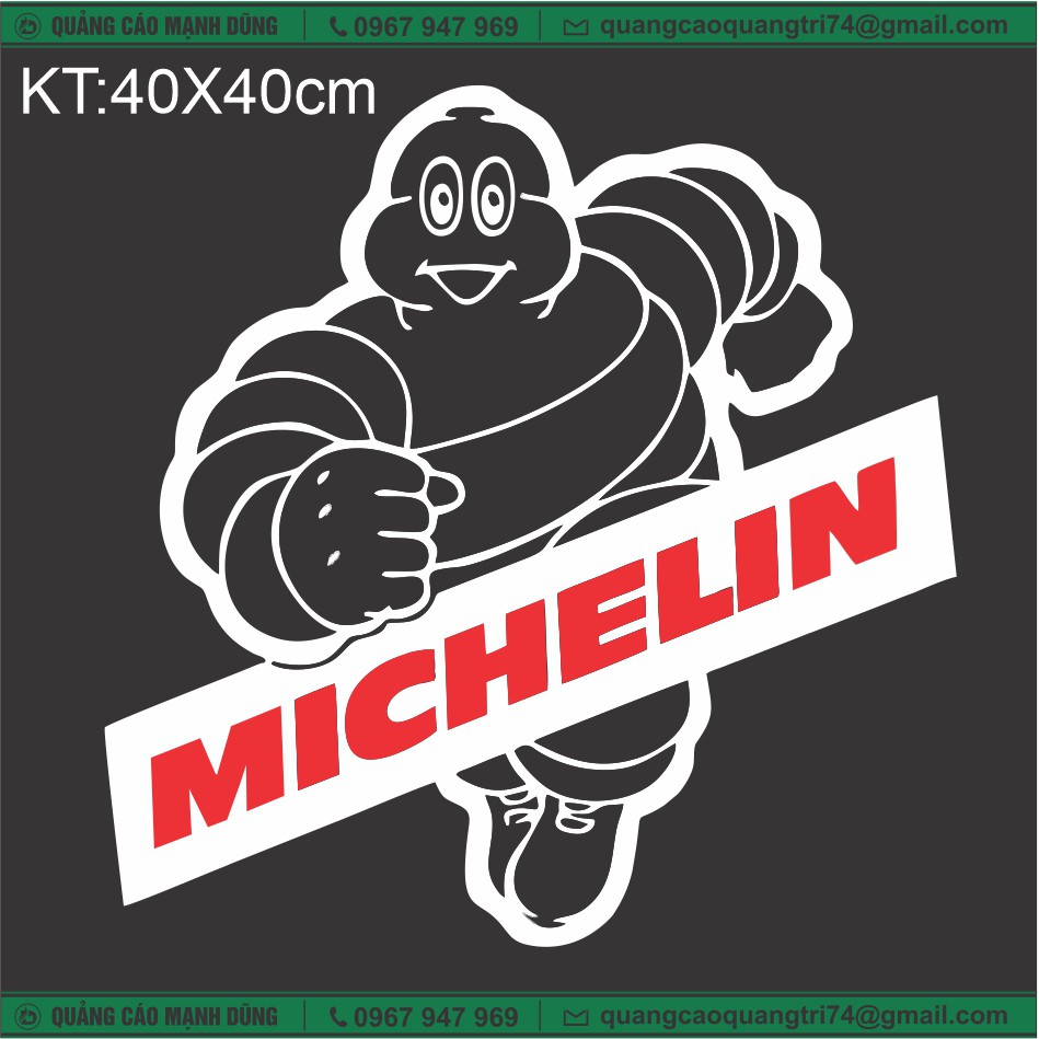 Tem Dán Xe Tải🐷𝑭𝑹𝑬𝑬𝑺𝑯𝑰𝑷🐷MICHELIN🐷đủ các màu