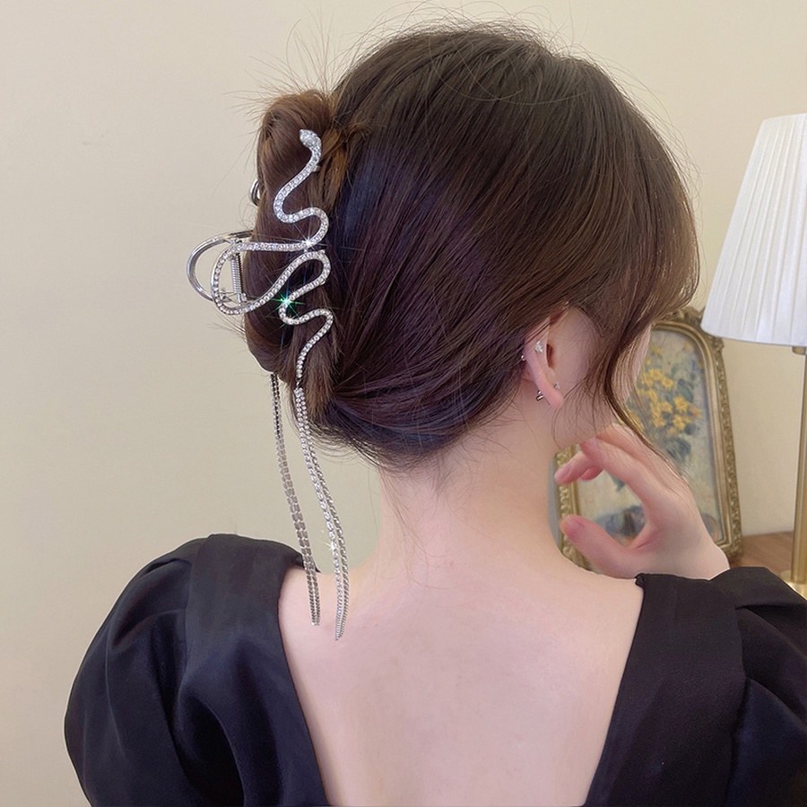 Kẹp Tóc Tua Rua Đính Đá Thời Trang Cho Nữ