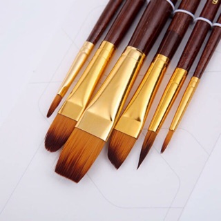 Bộ 6 cọ vẽ hỗn hợp Keepsmiling