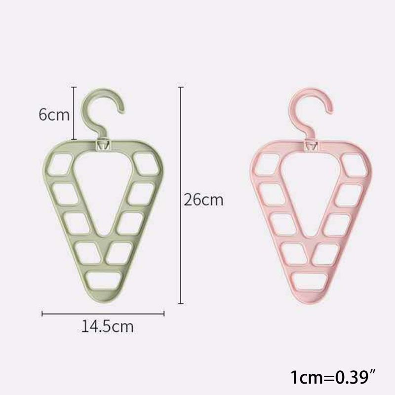 Móc Treo Quần Áo Xoay 360 Độ°Móc Treo Đồ Hình Tam Giác 9 Lỗ Xoay Được Tiết Kiệm Không Gian Tủ Quần Áo