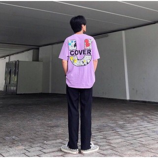 👉🏿Áo Thun Form Rộng Tím Cover