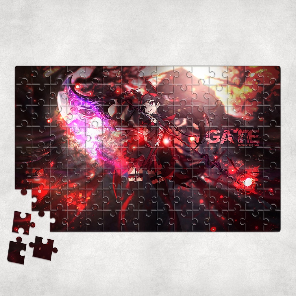 Tranh ghép hình A4, A5 Anime, xếp hình GATE - Mẫu 1