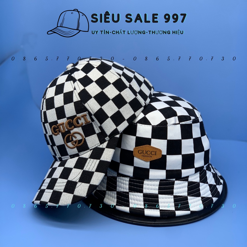 COMBO 2 CÁI KẾT + VÀNH GC HÌNH CA RÔ TRẮNG ĐEN CAO CẤP THỜI TRANG NAM NỮ