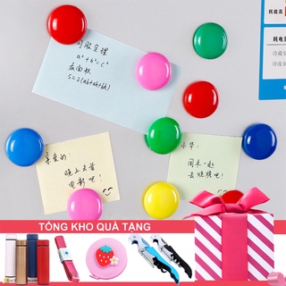 [Tổng Kho Quà] Viên Nam Châm TRÒN Gắn Dính Bảng Từ Nhiều Màu - Viên Dính Bảng Từ Dậy Học, Giấy Nhớ Tủ Lạnh
