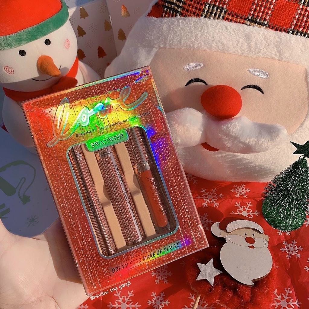 [HCM]Set Swanwish Love Dream Star gồm 3 Món Son kem - Mascara - kẻ mắt | BigBuy360 - bigbuy360.vn