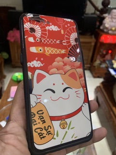 Ốp lưng oppo A3S mèo tiền