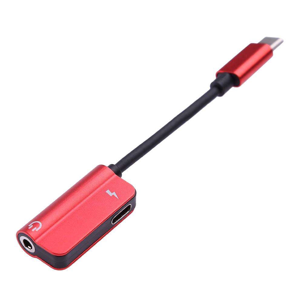 Cáp chuyển đổi USB loại C sang jack tai nghe 3.5mm 2 trong 1 tiện lợi