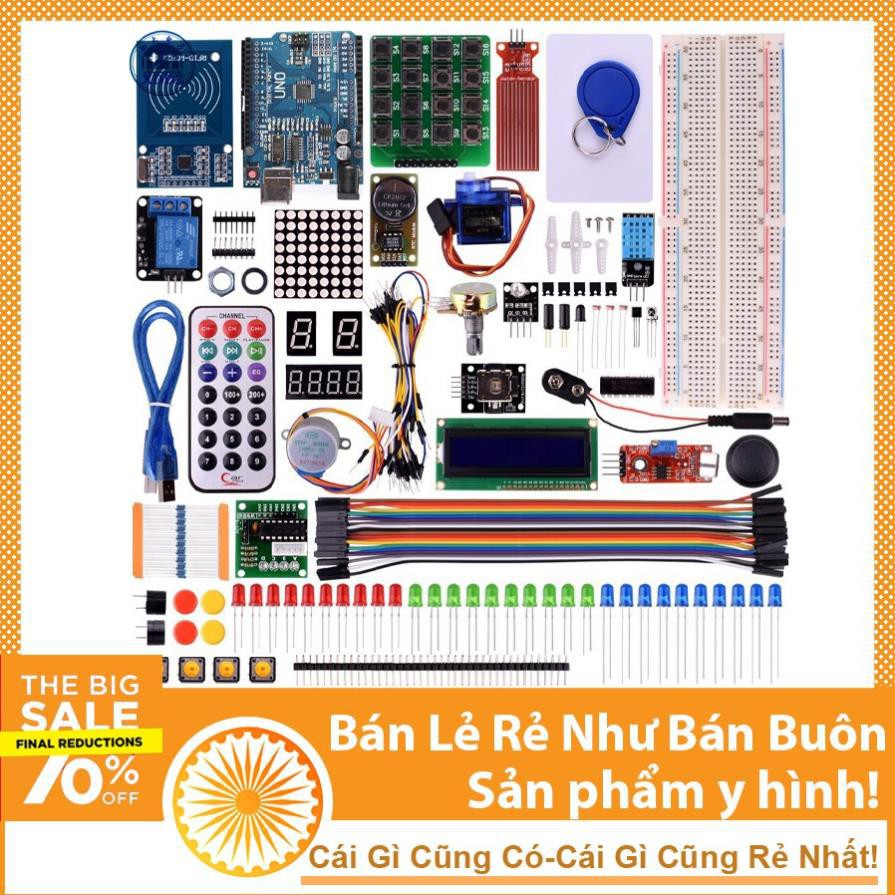 Combo Bộ Kit Học Tập Arduino Uno R3 V1 - NTHN