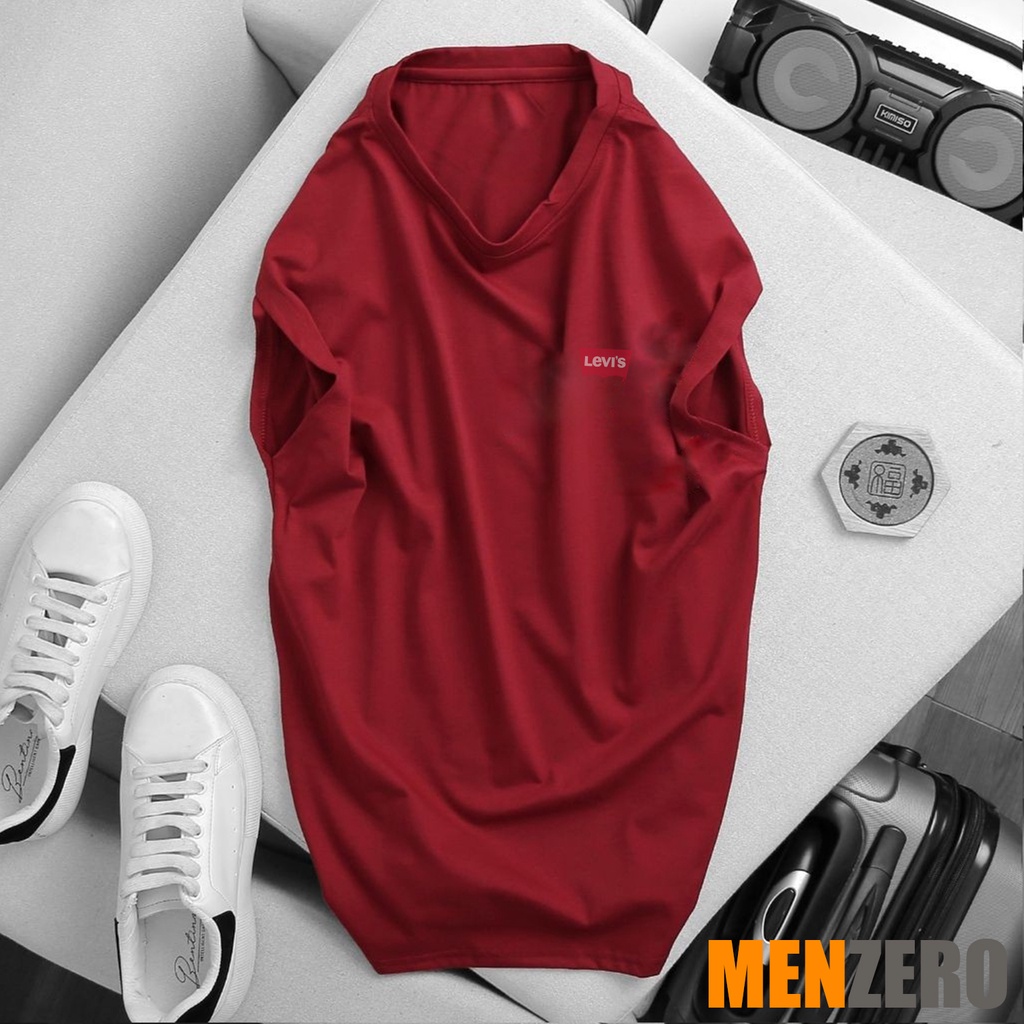 Áo Thun Nam Cotton Tanktop Không Tay Sát Nách Rộng Logo Mẫu | BigBuy360 - bigbuy360.vn