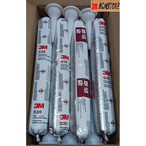 3M 535 sealant (silicon) trám trét 600ml màu xám trắng