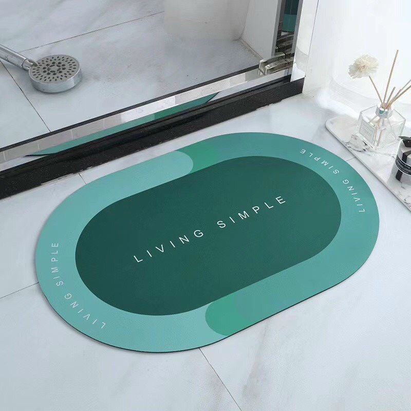 Thảm Chân Silicon Siêu Thấm Hút Không Tích Tụ Giữ Sàn Nhà Luôn Sạch Sẽ Và Khô Ráo