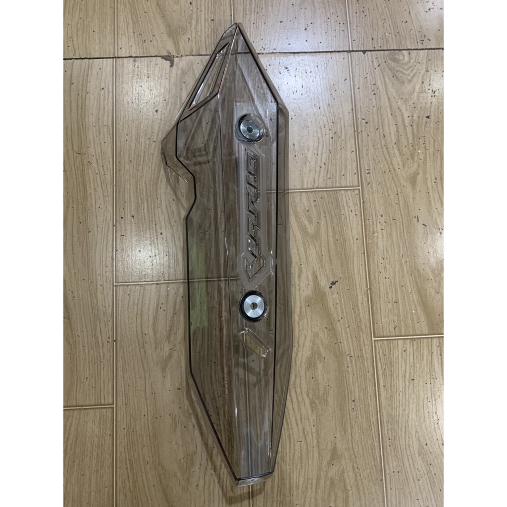 ốp pô xe vario 2018 trong suốt màu khói