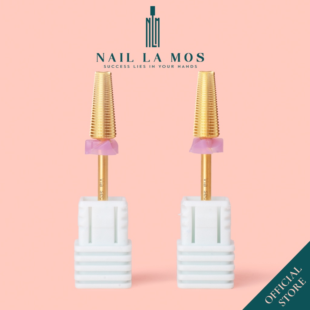 Đầu mài Mỹ Titanium 5in1 dùng được cho cả gel và bột - Đầu mài mịn đi sát khoé móng an toàn, loại xịn và bền (lẻ chiếc)