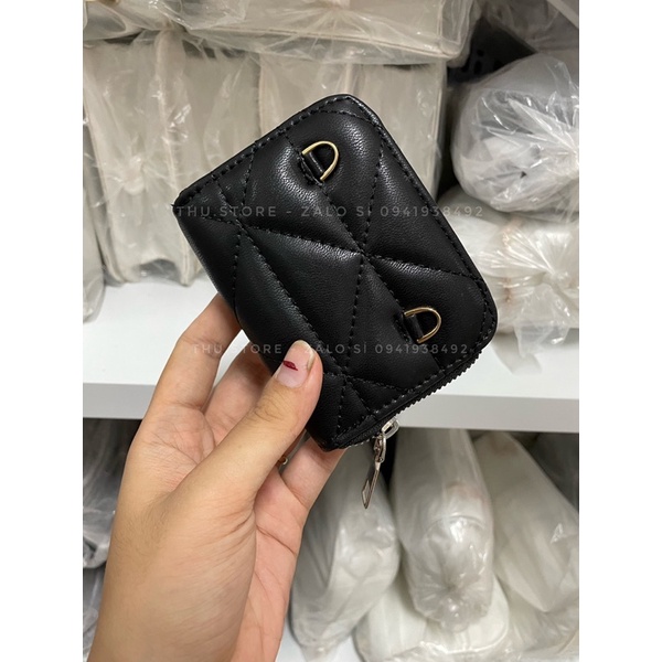 Túi Đeo Chéo Pra Mini, Ví Nữ Cầm Tay Trần Trám Có Dây Đeo Chéo