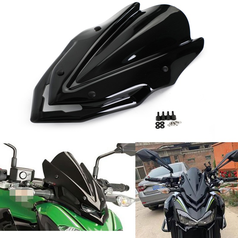 Kính chắn gió Areyourshop phụ kiện cao cấp dành cho Kawasaki Z900 2017-2019