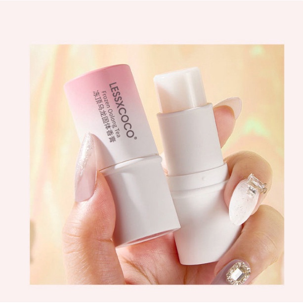 Nước Hoa Nữ dạng sáp đặc LESSXCOCO Cream Perfume hình thỏi son tiện lợi mang theo  6g