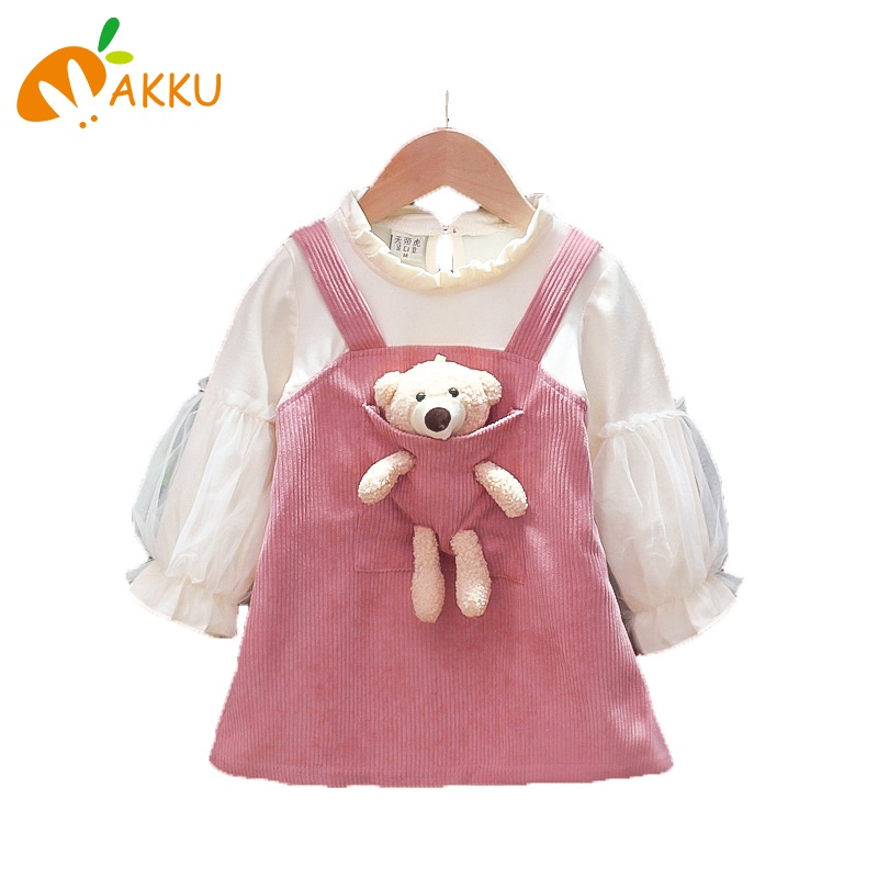 Đầm Công Chúa Thời Trang Mùa Thu Xinh Xắn Dành Cho Bé Gái