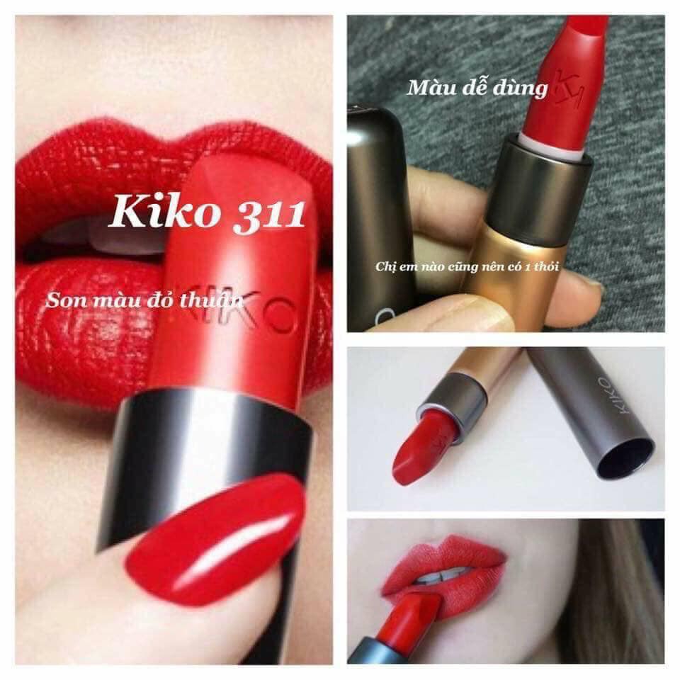 Son Kiko Velvet Passion_Đủ màu hot_Mua từ Đức