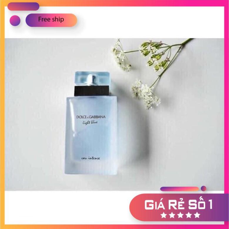 Nước hoa nữ Dolce & Gabbana DG light blue eau intense 100ml Full Seal ⚜️Hàng Authentic⚜️