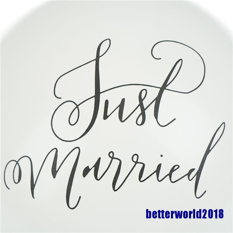 Set Dây Chữ "just Married" 2018 Dùng Để Trang Trí Tiệc Cưới