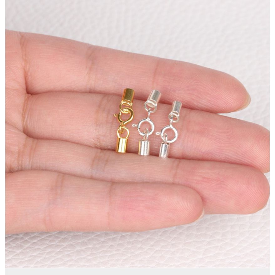 [Mã FAMAYFA giảm 10K đơn 50K] 1 set chốt đầu dây +khóa bạc 925 | BigBuy360 - bigbuy360.vn