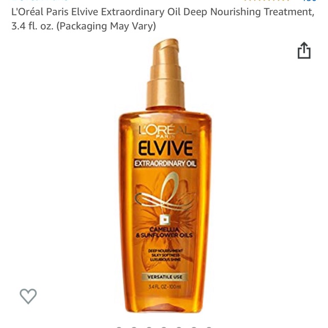 Tinh dầu dưỡng tóc L'Oreal Elvital Extraordinary Oil
