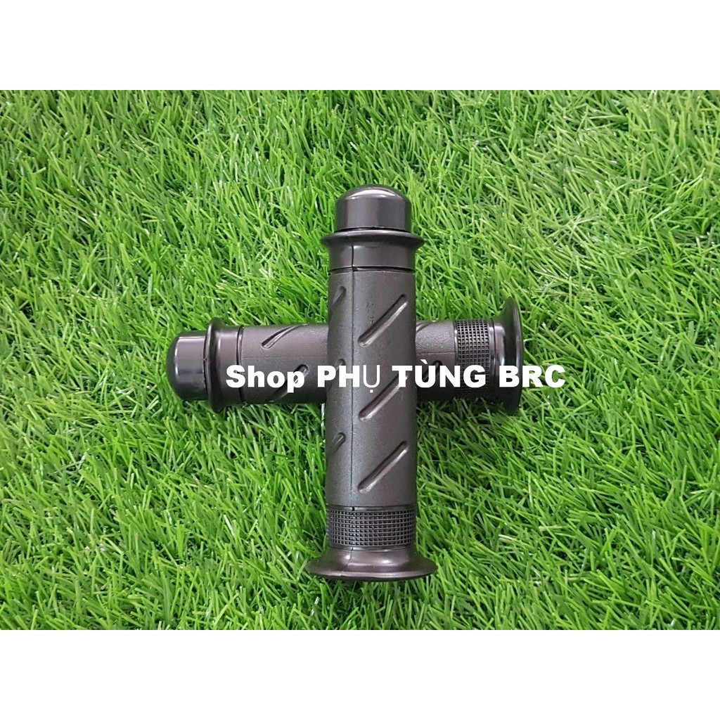 Bao tay xe máy kiểu WAVE có gù màu đen .