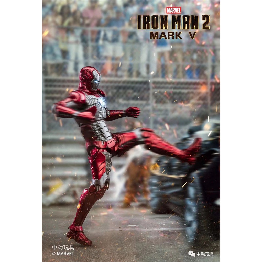 Mô hình ZhongDong ZD Toys Zdtoys Iron Man Mark V  Tỉ lệ 1:10