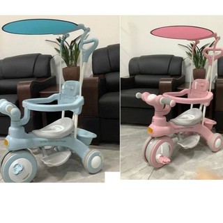 Xe đẩy 3 bánh cho bé có nhạc, đèn mã 688