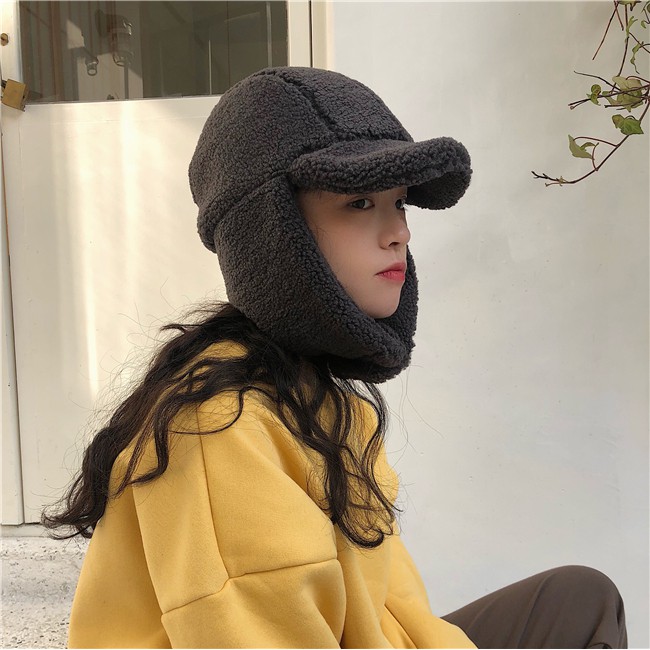 Mũ Beret Vải Cashmere Thời Trang Mùa Đông Hàn Quốc Cho Nữ