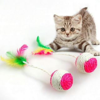 Bóng cói đồ chơi cho chó mèo