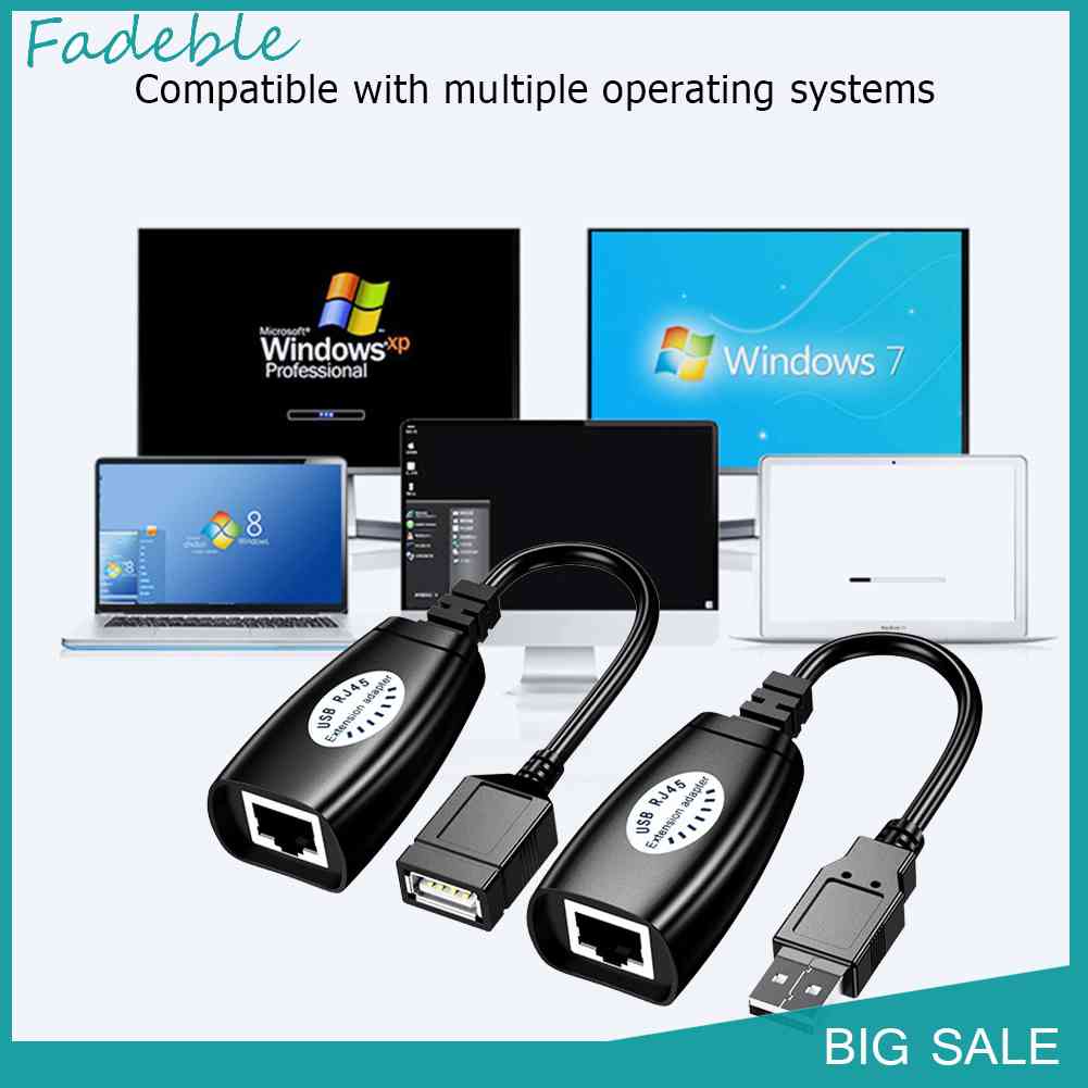 Cáp Khuếch Đại Tín Hiệu Mở Rộng HW-RJ11 USB Sang RJ45 Network LAN