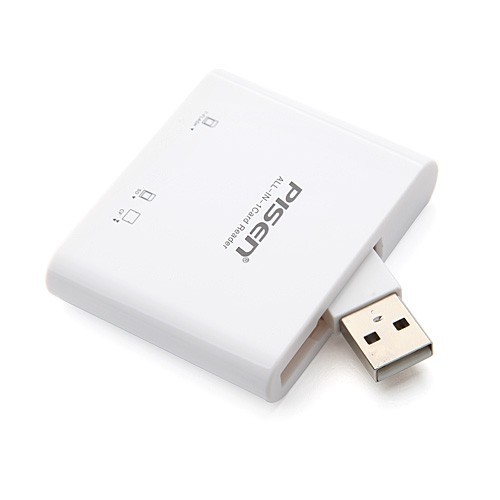 Đầu đọc thẻ Pisen All-In-1 USB 2.0 ( 3 Slots ) - Hàng chĩnh hãng