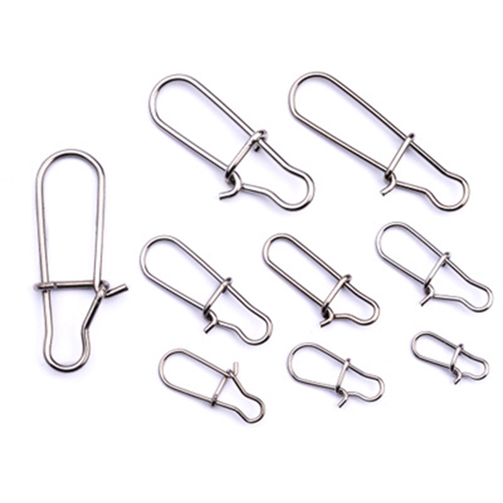 Bộ 100 khoen câu cá ZQBZ 12mm-33.5mm chất liệu thép carbon gió
