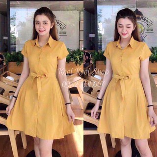 VÁY VOAN LỤA SƠ MI SIÊU DỄ THƯƠNG THỜI TRANG VESTA VVL01