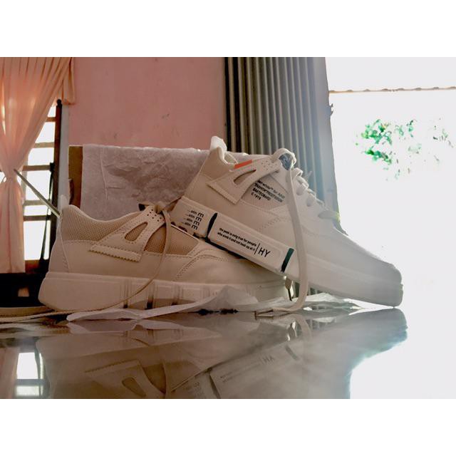 giày thể thao nam màu kem cực đẹp sang trọng 020 | BigBuy360 - bigbuy360.vn