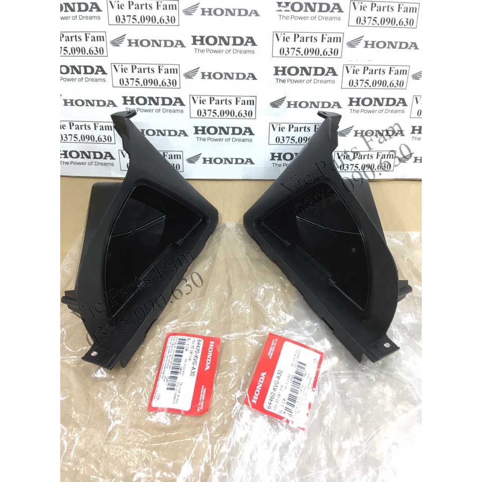 Cốp đựng đồ trái phải Air Blade 110 Fi, AB 110 Fi 2009-2010, hàng din Honda mới 100%