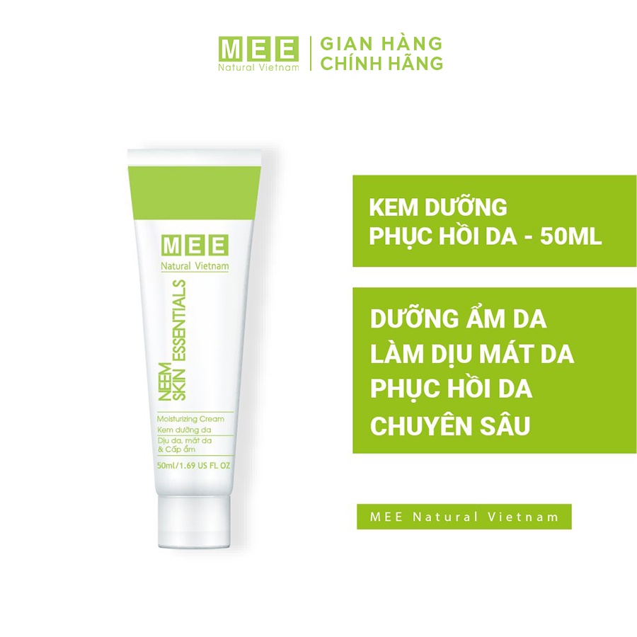 Bộ sản phẩm giảm mụn ngừa thâm siêu hiệu quả sau 1 đêm MEE NATURAL và 02 Kem chấm mụn Neem Acne Cream