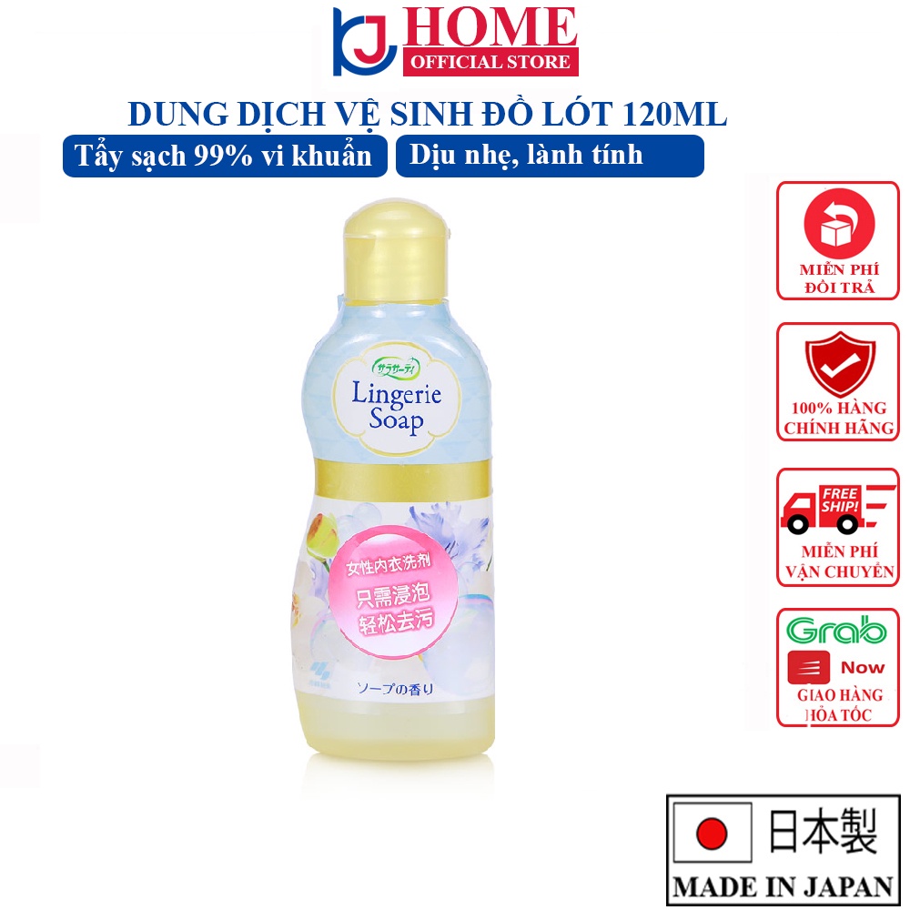 Dung Dịch Giặt Đồ Lót Lingerie Soap 120ml Nội Địa Nhật Bản - KJ HOME