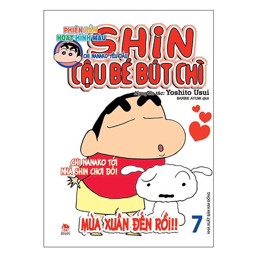Sách - Shin - Cậu Bé Bút Chì - Hoạt Hình Màu - Tập 7