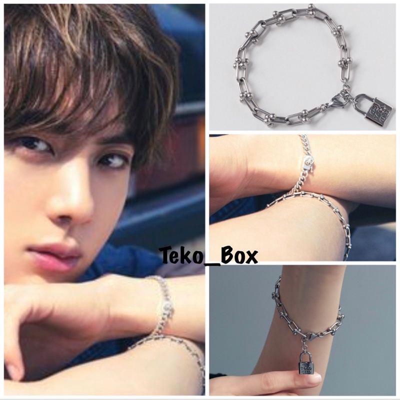 Vòng tay Cheap moment với Jin BTS ổ khoá thép (chính hãng) | Dorman Bracelet