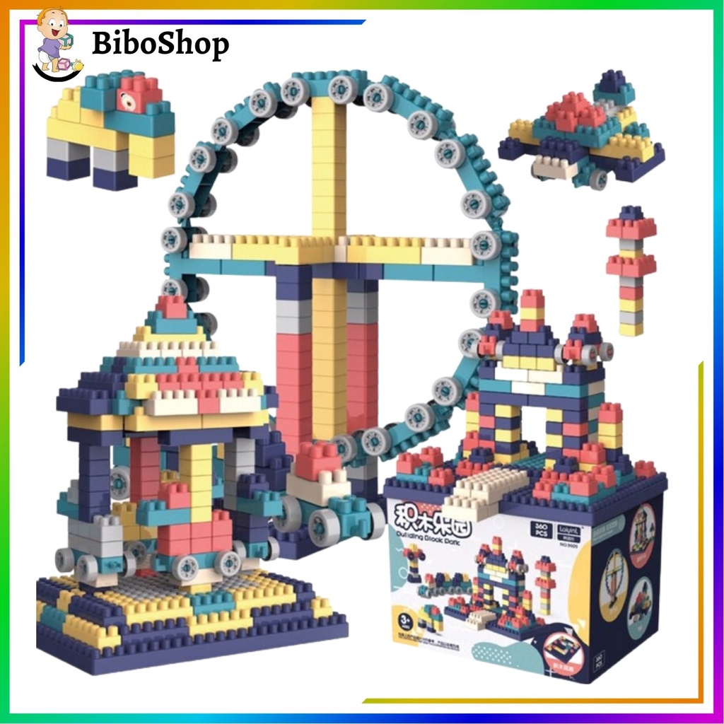 Bộ lego xếp hình 520 chi tiết – Đồ chơi trí tuệ giúp bé phát triển trí tuệ và sự kiên nhẫn