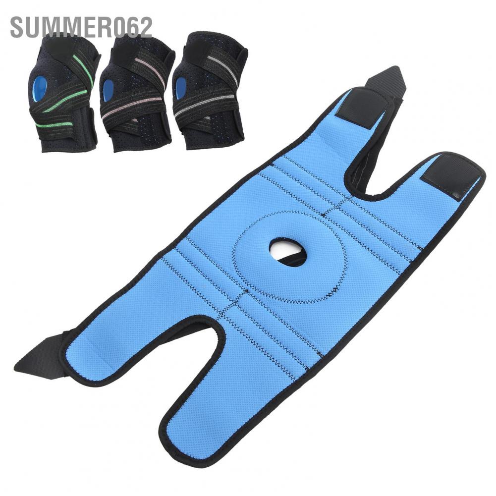 Summer062 Sports Knee Protective Brace Running Joint Support Silicone Pad Compression Sleeve