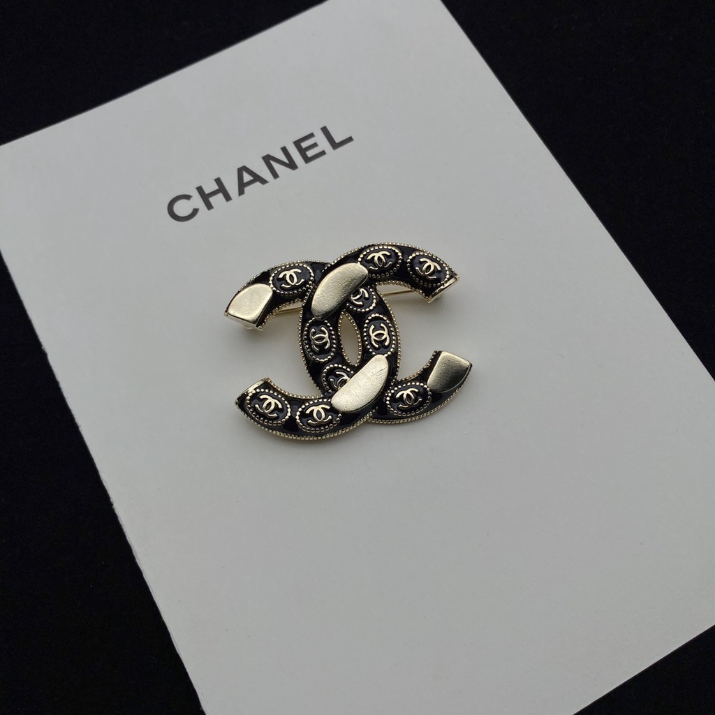 Ghim cài áo mạ bạc 925 hình chữ C đôi thời trang năm 2021