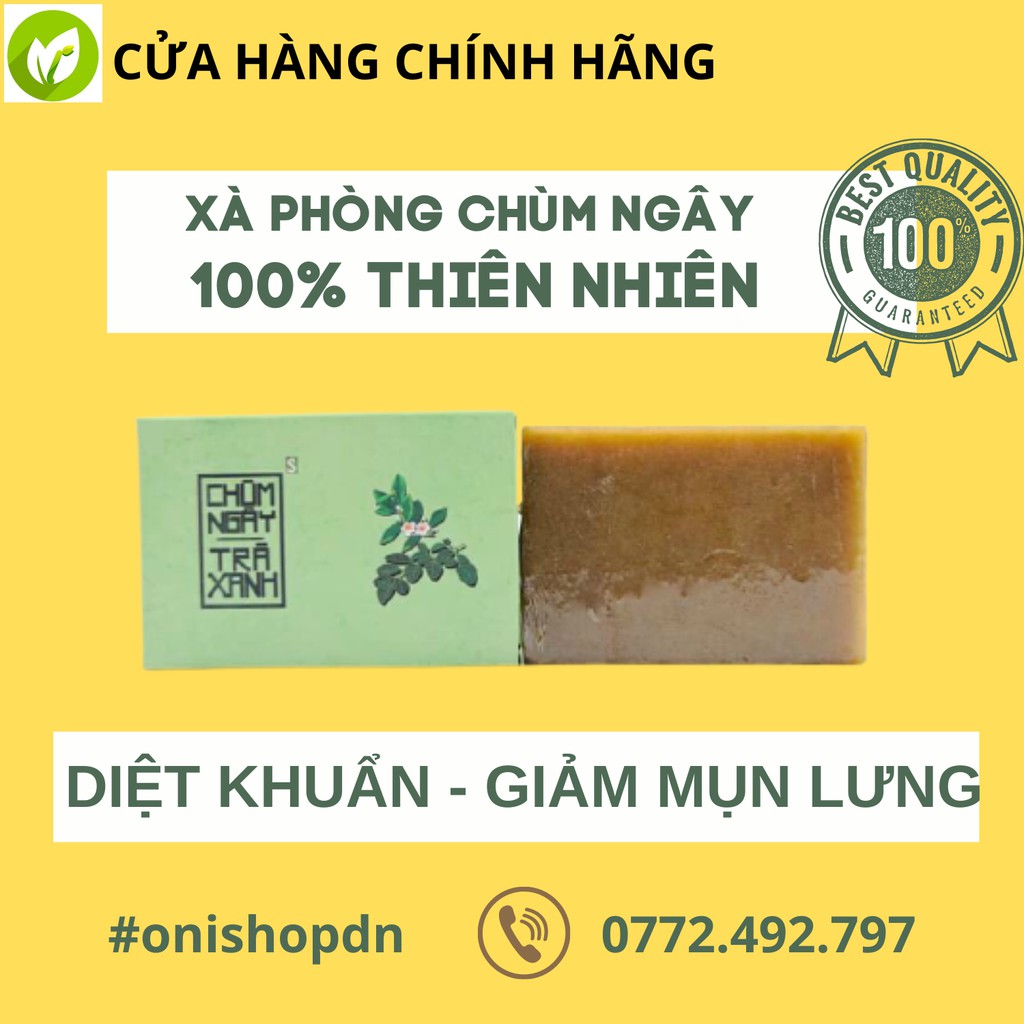 Xà phòng Chùm Ngây tắm và dưỡng da toàn thân 100% Organic Handmade Sinh Dược 100gr - Oni Shop