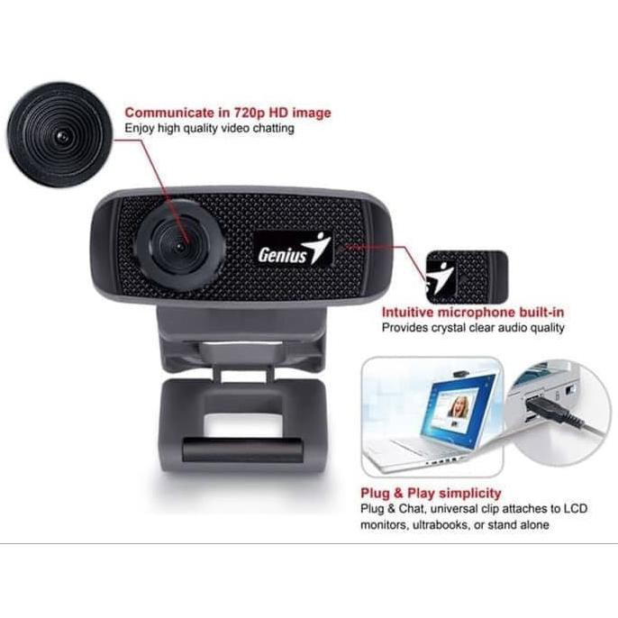 Webcam Genius Facecam 1000x Kèm Mic Cho Pc & Laptop | BigBuy360 - bigbuy360.vn
