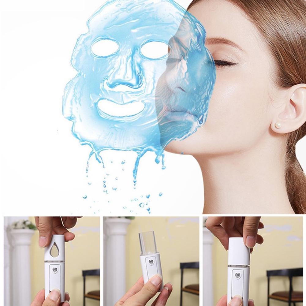 GOOJODOQ USB Máy Xịt Nano Di Động Dưỡng Ẩm Chăm Sóc Da Mặt Mini Facial Mist Công Cụ Chăm Sóc Sắc Đẹp