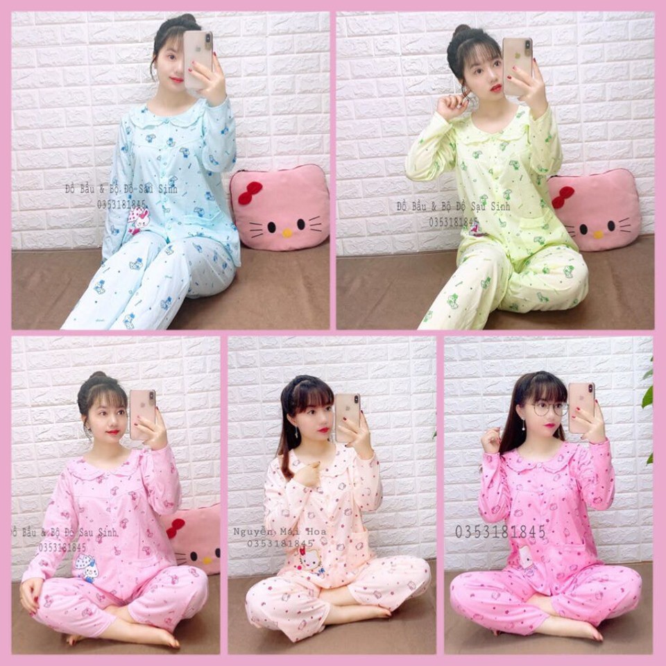 Bộ sau sinh cúc giữa ( nhiều màu )