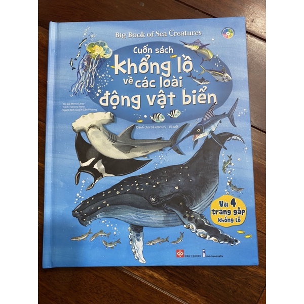 [Mã LIFEMALL995 giảm 10% đơn 99K] Sách- Big book - Cuốn sách khổng lồ về các loài động vật biển