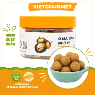 Ô mai sấu ngũ vị 200g vị chua ngọt giòn cay/ Đặc Sản Hà Nội/ quà tặng ăn vặt mẹ bầu ăn vặt văn phòng